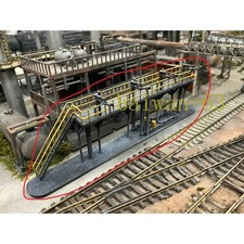 Ho Scale 1/87 Train Tanker Loading Unloading Platform Steam Water Adding Platfor