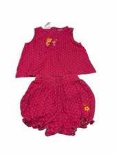 disney store baby girls pink pooh summer outfit size 24 months vintage