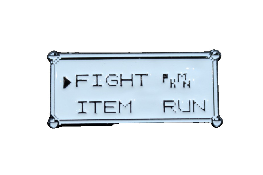 Pokemon Esmalte Pin Insignia Retro Lucha Batalla Diálogo Menú Regalo Juego Accesorio