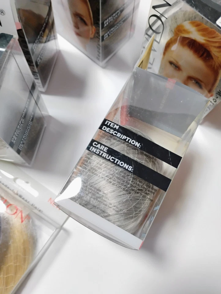 Revlon Bundle Hair Extentions 14 Women's Buns, Bangs, And Bumps Blonde, Silver + - Image 3 of 4