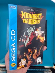Midnight Raiders (Sega CD, 1994) Complete in Box CIB