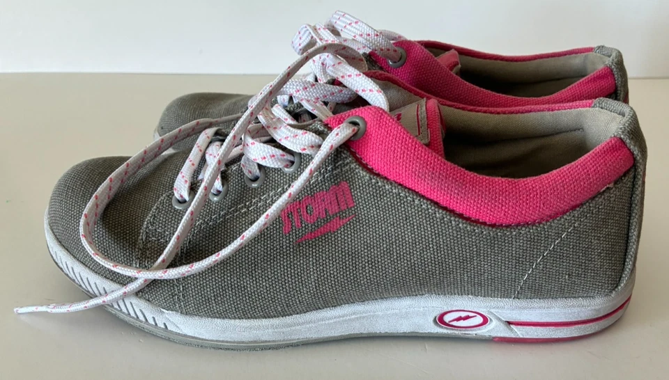 Zapatos de Bowling Storm Meadow Gris/Rosa - Para Mujer TALLA 6.5 M Foto 3 de 4