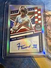 2026 Panini Stars & Stripes Frank Thomas III Auto /149 Refractor USA Autograph