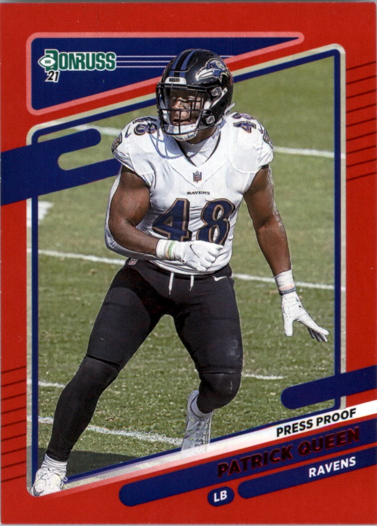 2021 Donruss Press Proof Red #242 Patrick Queen - FB