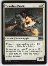 Twinblade Paladin Core Set 2020 285 U MP MTG