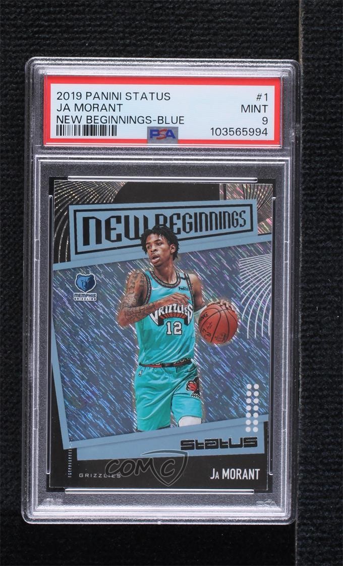 2019-20 Panini Status Tmall New Beginnings Blue Ja Morant #1 Rookie RC 0nr3