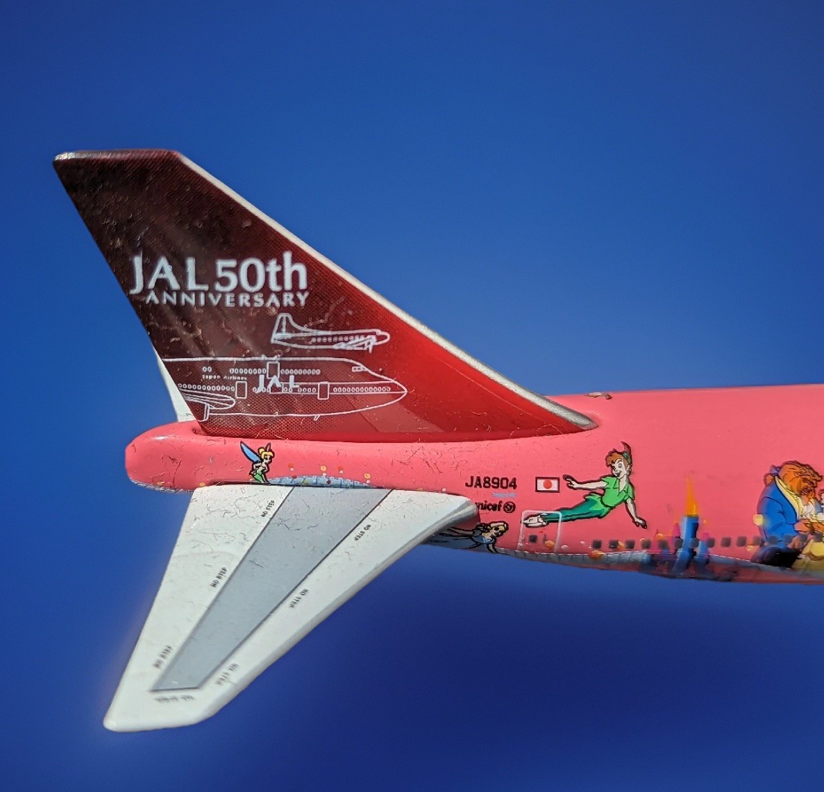 JAL Dream Express 50th Anniversary Disney 100th Model Plane