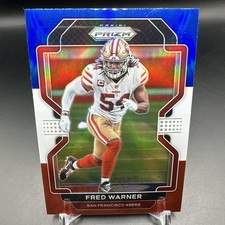 2021 Panini Prizm - Fred Warner #59 Red White & Blue Prizm