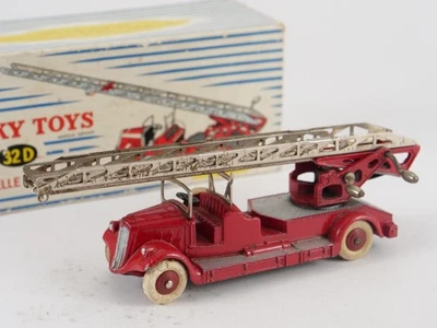 Dinky Toys F n° 32 D Auto-échelle de pompiers Delahaye en boite 1/43 - Photo 1/4