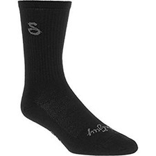 Socks - SockGuy - 6" Wool Crew Black Tall L/XL Cycling/Running NEW