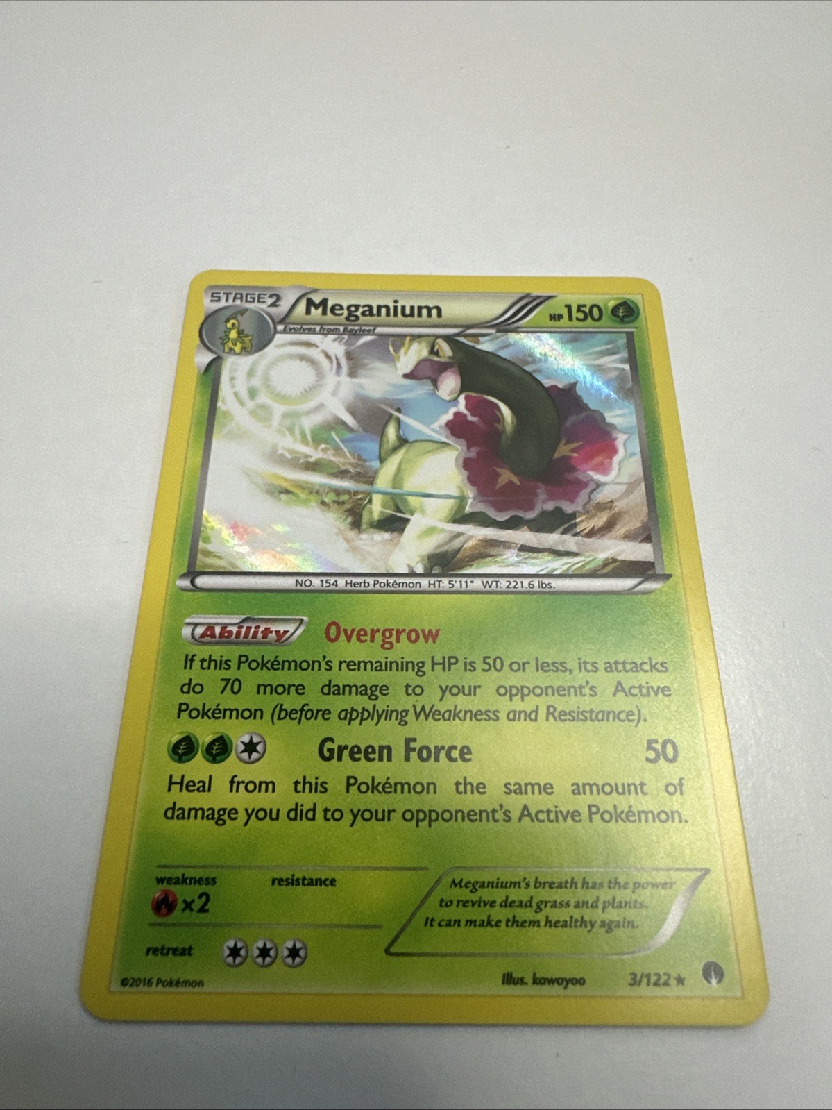 Meganium 3/122 Breakpoint Holo
