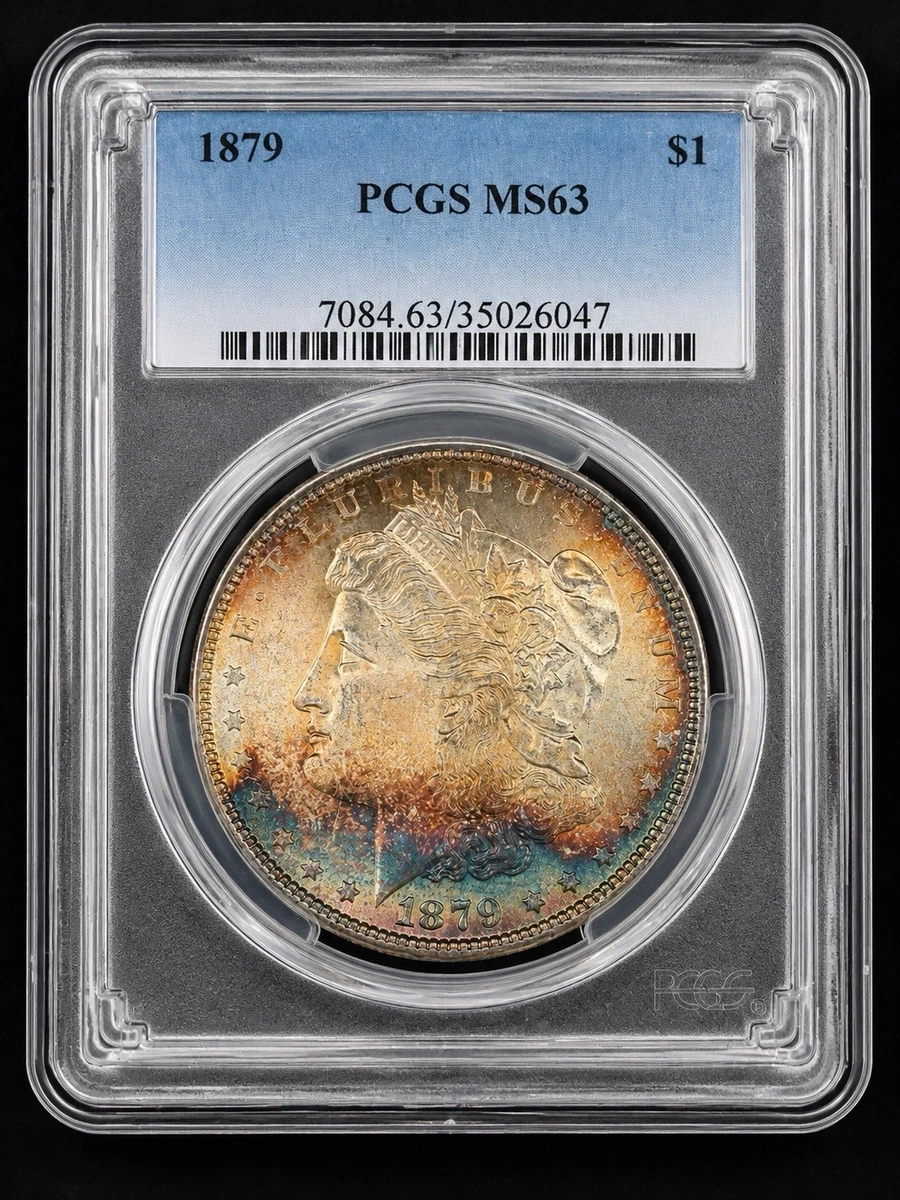 1879年 モルガン・ダラー PCGS MS63 1879 Grade MS 63 Morgan US Dollars for sale | eBay