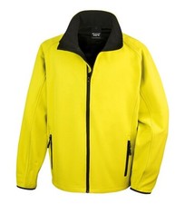 Mens Softshell Jacket Fleece Lined Zip Up Waterproof Windproof Soft Shell S-4XL