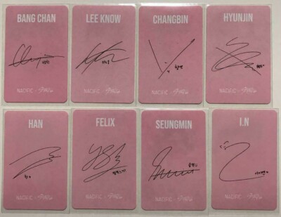 ヒョンジン nacific インドネシア レンチキュラー STRAY KIDS NACIFIC PINK LENTICULAR OFFICIAL PHOTO CARD