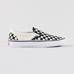 Trainer Pro Chaussures avec damier On blanc Vans Skateboarding hommes Series Slip noir pour YwxIqA