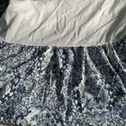 Vtg Ralph Lauren Tamarind Queen Bed Skirt Porcelain Blue White Chinoiseries Usa