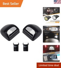 Bright 6000K LED License Plate Lights - Easy Fit for Silverado & Sierra Models