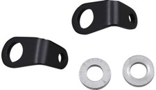 Custom Dynamics Black Micro Bullet LED Turn Signal L-Bracket Mount Harley