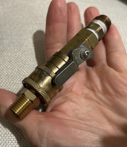 Schnellkupplung für Grill oder andere Erdgas/Propan Artikel mit Absperrung - Bild 8 von 8