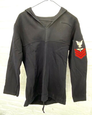 WWII US Navy Aviation Machinist Mate 1st Class Working Blue Jumper Top ...