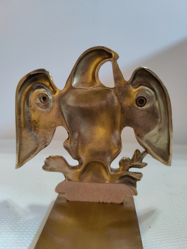 Vintage Baldwin Brass Eagle Bookend Forged in America - Picture 2 of 12