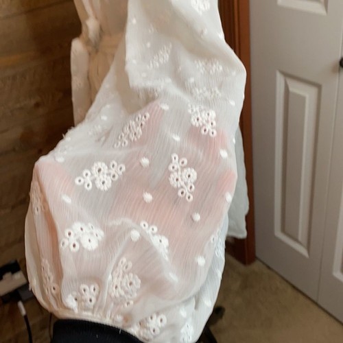 MINKPINK Ivory eyelet Mini Dress New! Size small- new with tags! - Picture 3 of 8