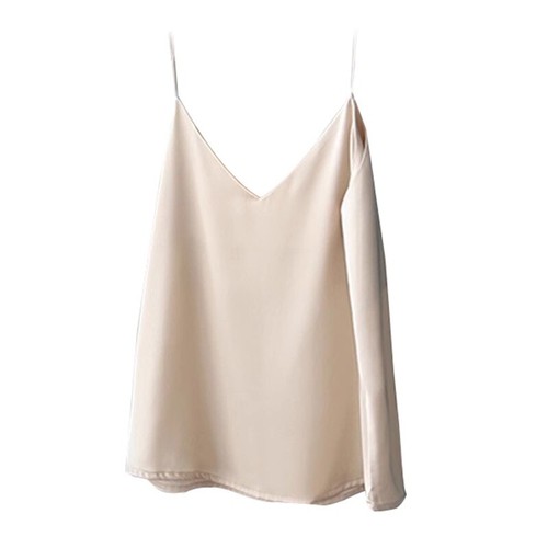 Dama Suelto Correa de Espagueti Chaleco Camisola Camiseta sin Mangas Blusa Elegante Verano - Imagen 6 de 15