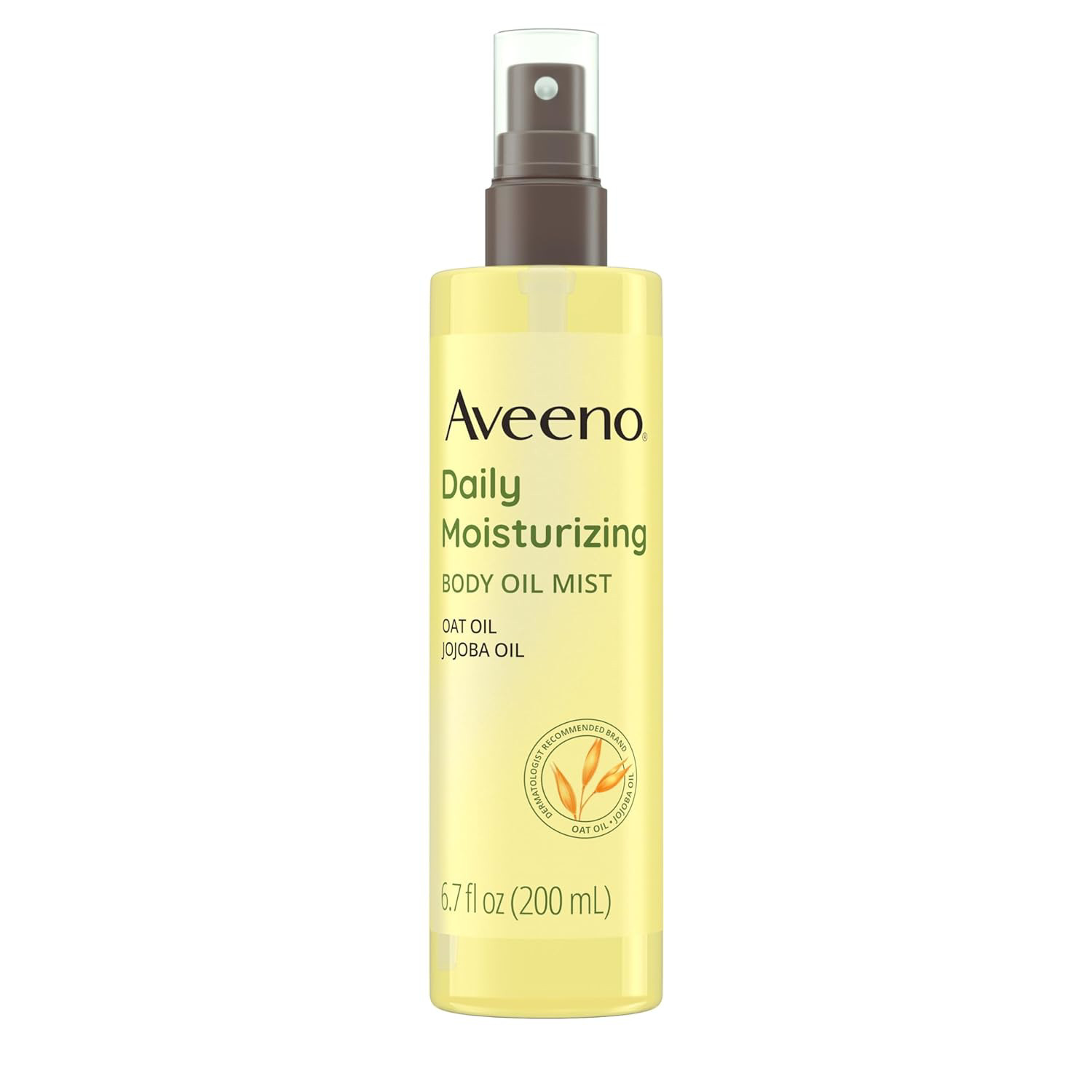 Vaporizador de aceite corporal seco hidratante diario Aveeno con aceite de avena y jojoba para seco y y