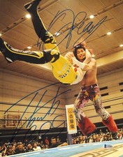 Will Ospreay Hiromu Takahashi Signed 11x14 Photo BAS COA New Japan Pro Wrestling