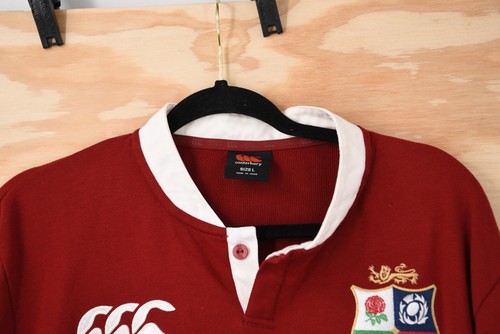 Canterbury British and Irish Lions Classic RugbyLong Sleeve Jersey Size Large - Picture 5 of 9
