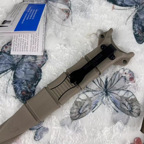 Benchmade SOCP Dagger 176BKSN Sand Sheath Black Coated Fixed Blade Knife - Picture 12 of 15