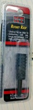 KT Industries 5-8450 Cylindrical Rotary Rasp w Flat Top & 1/4" Shank