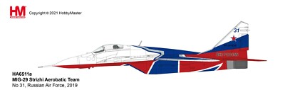 Hobbymaster 1:72 Mikoyan MIG-29 Fulcrum Strizhi Aerobatic Team No.31 Russian AF