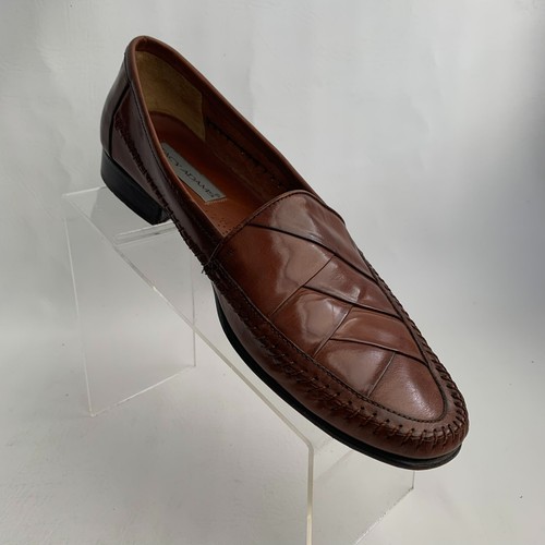 Mocasines Stacy Adams Cuero Marrón Sin usar, en caja, Diseño Redondo Puntera Zapatos sin cordones Talla 12M - Imagen 2 de 11