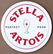 Stella Artois  Perfect Pour   Beer Coaster