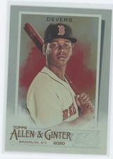 2020 ALLEN AND GINTER BASEBALL - HOT BOX SILVER FOIL PORTRAIT CARDS 