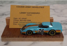Greenwood 76' corvette diecast custom business card holder