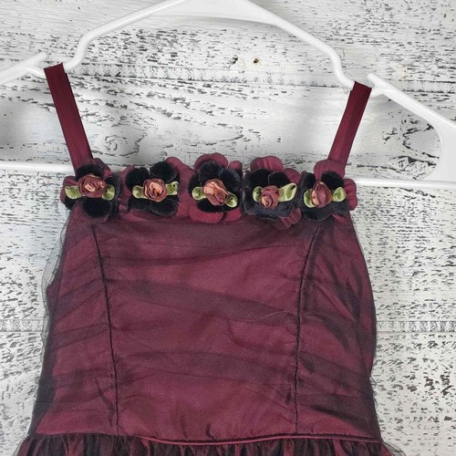 Amber Celeste for Biscotti Belted Formal Holiday Birthday Floral Dress Size 6X - Picture 10 of 10