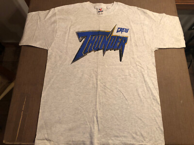 WCW Original Vintage Thunder Crew shirt Adult XL VERY RARE NEW