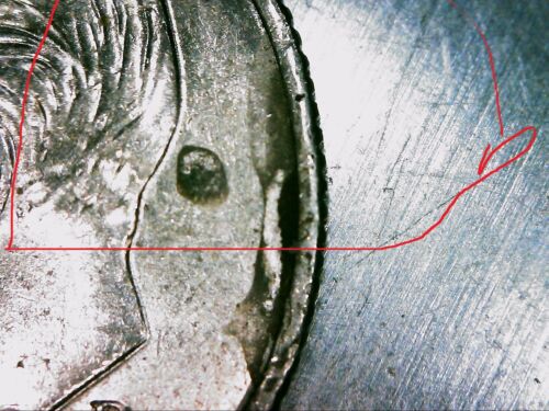 2015 D ROOSEVELT DIME CURVED CLIP ERROR - Picture 3 of 5