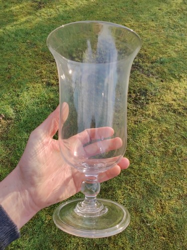 Rare Georgian glass Celery Vase folded foot rough pontil C.1780 - Picture 18 of 23