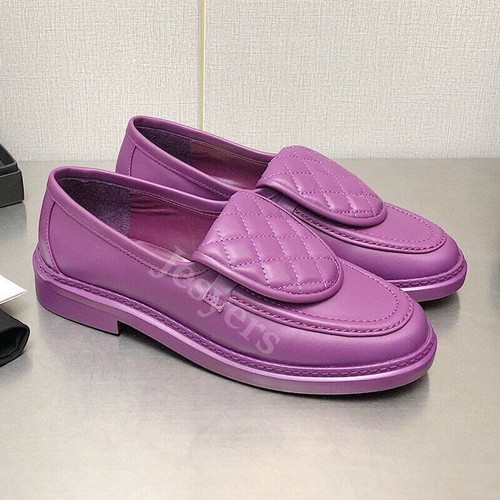 Leather Flat Loafers Women's Single Shoes Ladies Spring Walking Shoes - Imagen 20 de 27