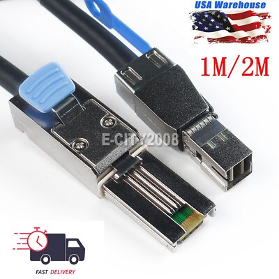 External SAS Cable SFF-8644 to SFF-8088 SAS Cable 1M/2M
