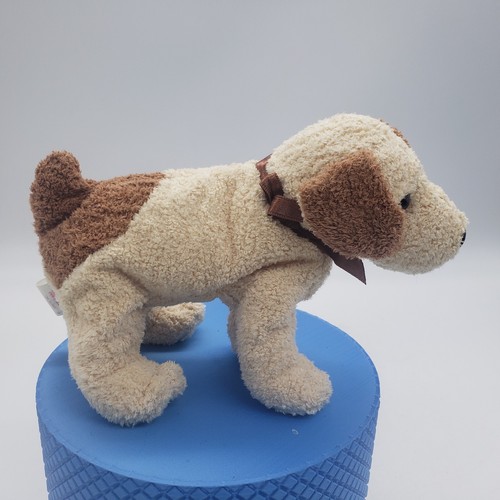 Ty Beanie Baby Rufus ~ February 28, 2000 ~ White Brown Dog Plush Plush - Picture 2 of 11