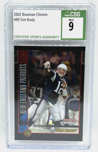 2002 TOPPS Gallery Heritage Tom Brady Bowman Rookie RC PSA 7 2002 TOPPS Gallery Heritage Tom Brady Bowman Rookie RC PSA 7