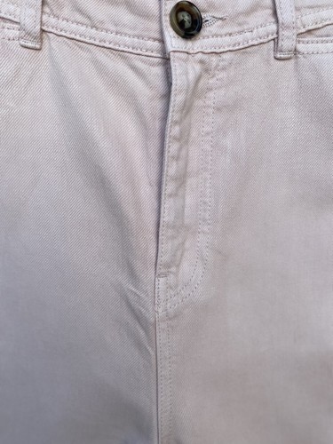 BCBG Linen Cotton Blend Light Peach Wide Leg High Waist Jeans 28 - Picture 9 of 16