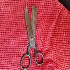 Grosse alte Schneiderschere Stoffschere Solingen Kamphausen 106R