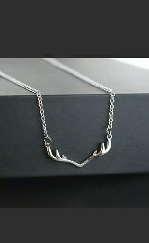 Collana Ciondolo Corna Alce Cervo Buck - Foto 4 di 6