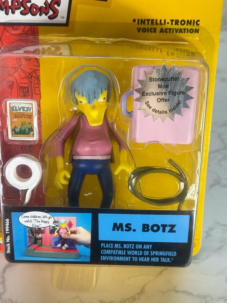 Playmates The Simpsons World Of Springfield Ms. Botz Series 14 | eBay