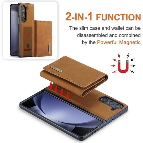 Schutz Handyhülle Für Samsung Galaxy Z Fold5 Fold4 Fold3 Leder Cover Flip Tasche - Bild 40 von 83